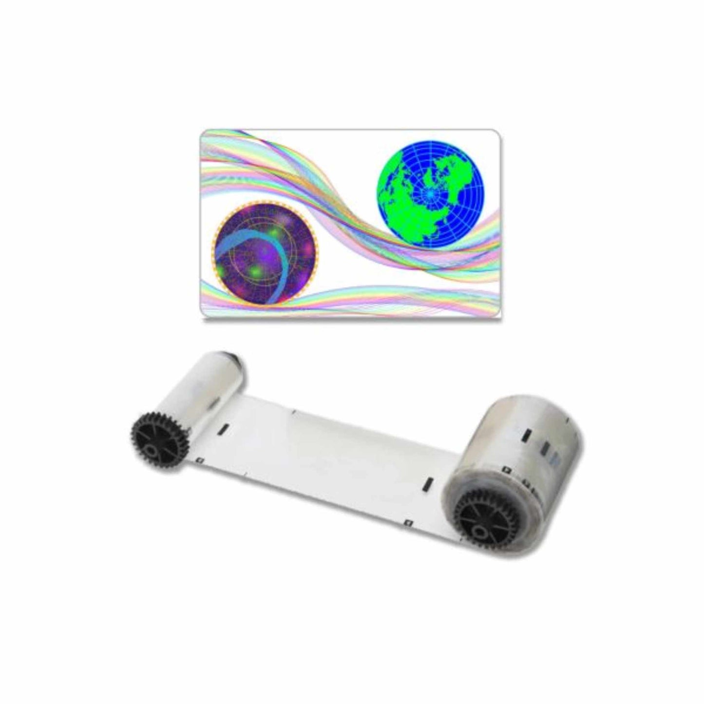 IDP Smart 653630 Hologram Patch - Type Laminate Film with Celestial Globe - The Card Printing People