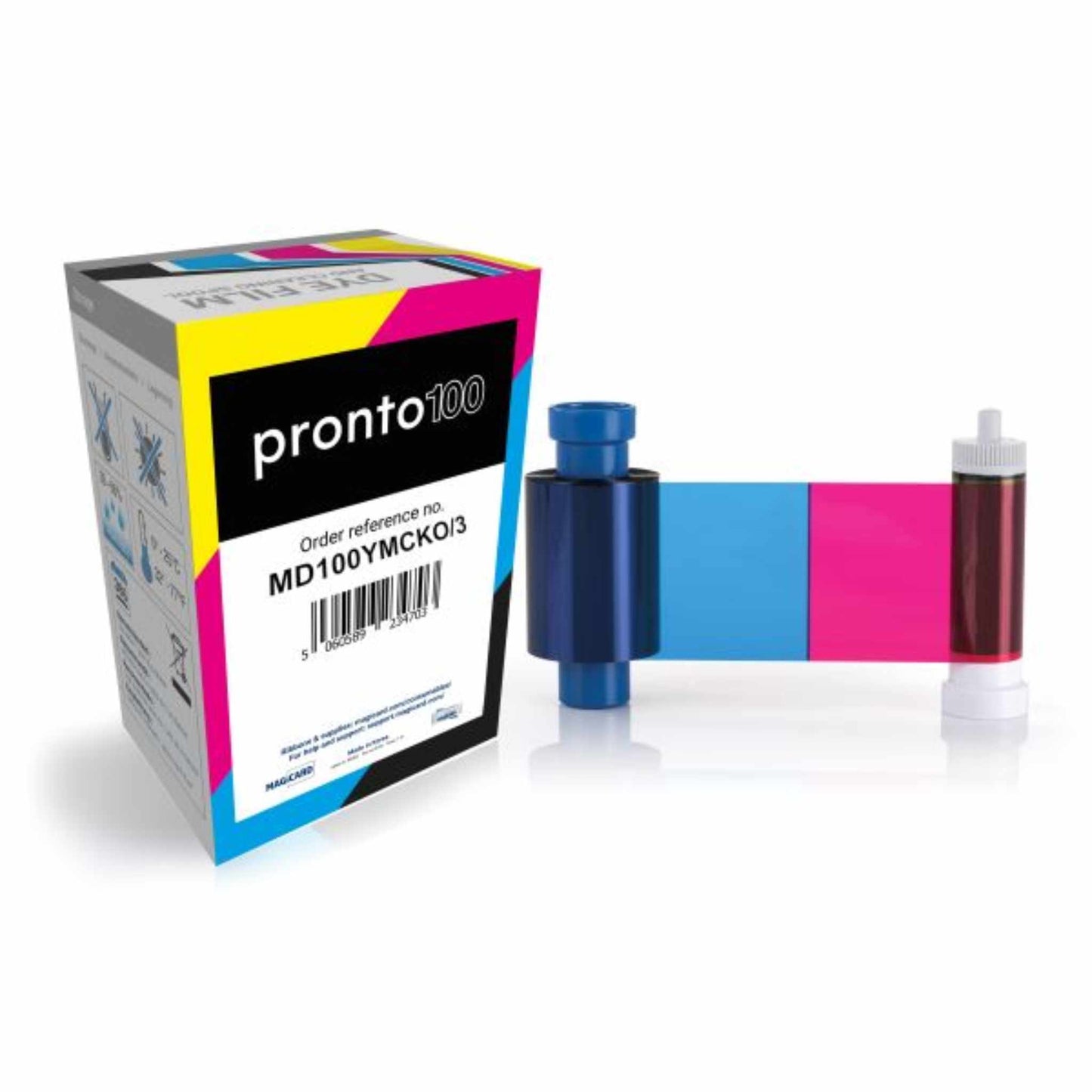 Magicard MD100YMCKO Colour Ribbon (100 Prints) - The Card Printing People
