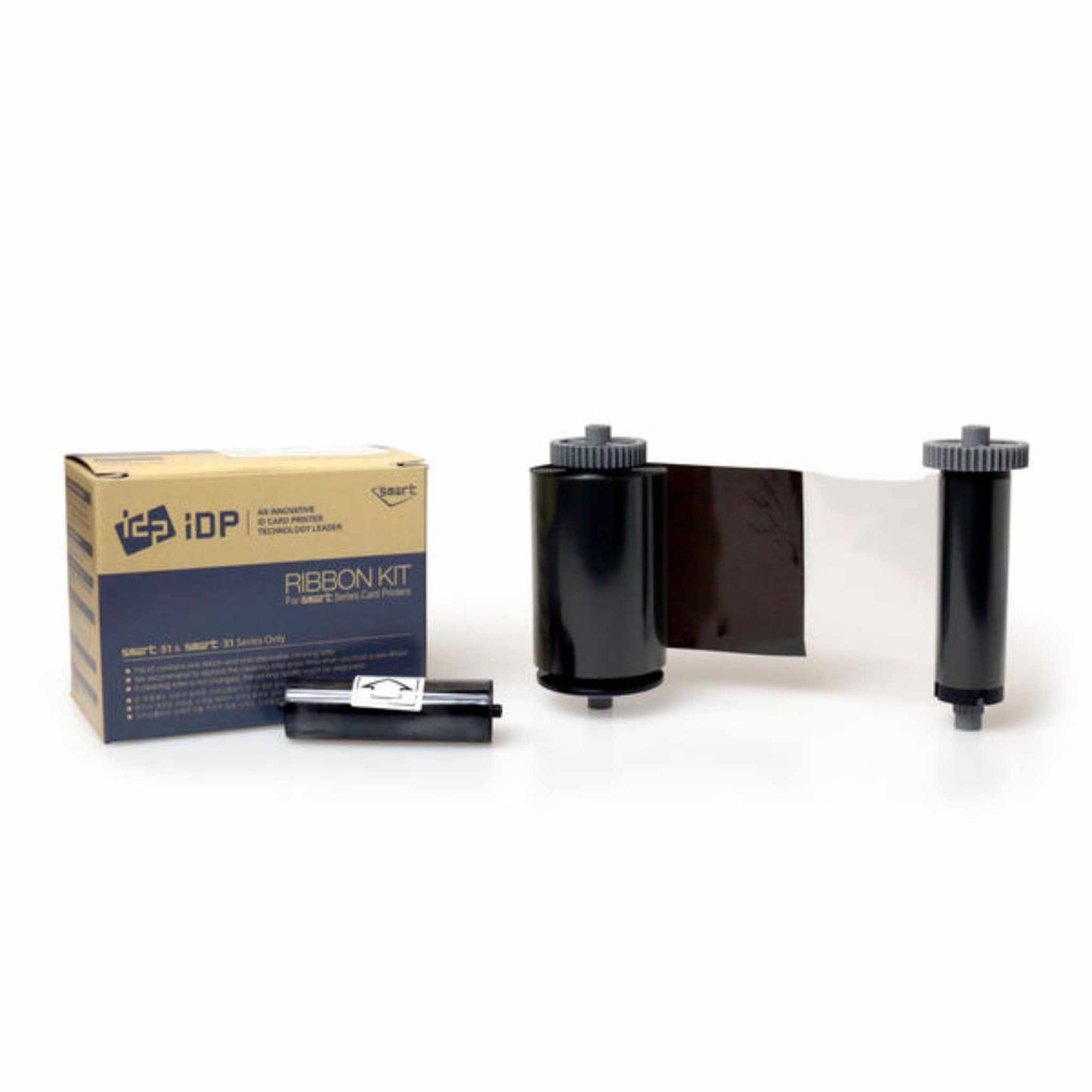 Smart 51 & 31 Resin Black & Overlay KO Ribbon with Cleaning Roller 659385 (600 prints) - The Card Printing People