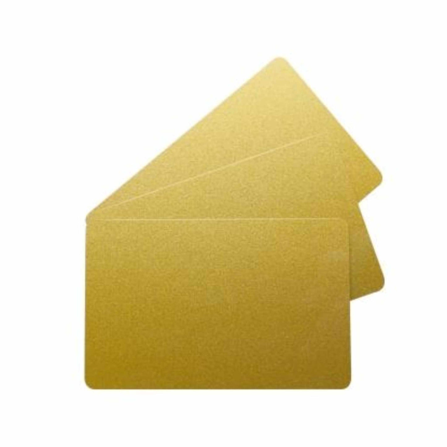 Evolis C4601 Gold Metallic PVC Cards (Pack of 100) - The Card Printing People
