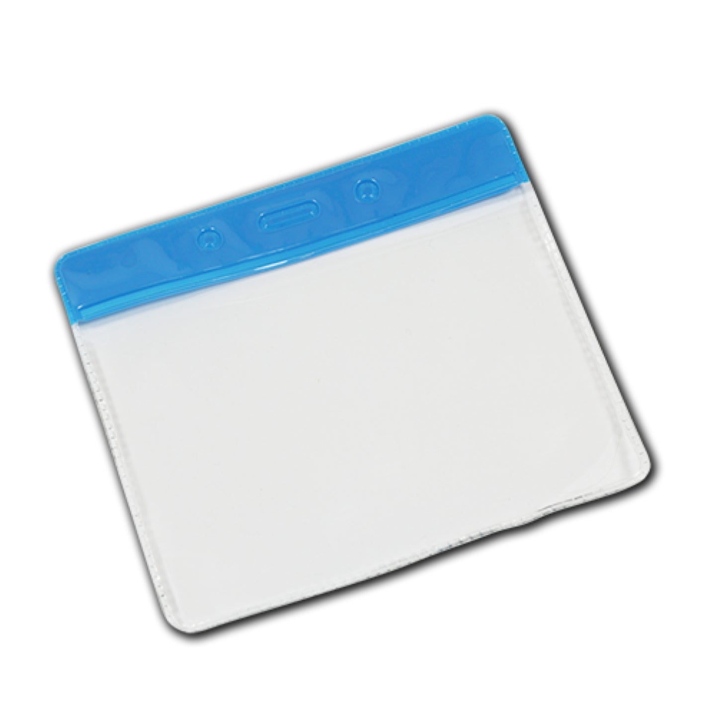 BLUE top - Vinyl Landscape ID Card Holder - The Card Printing People