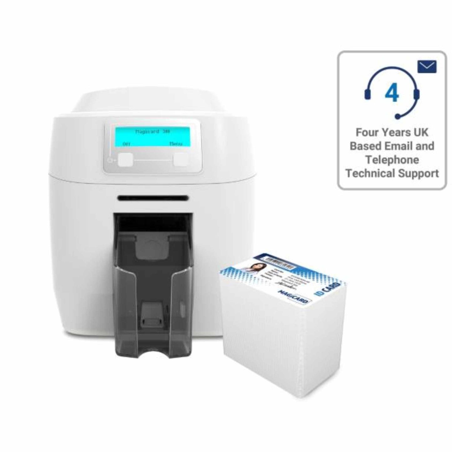 Magicard 300 ID Card Printer with Elatec Smart Card Encoding (Dual - Sided) - The Card Printing People