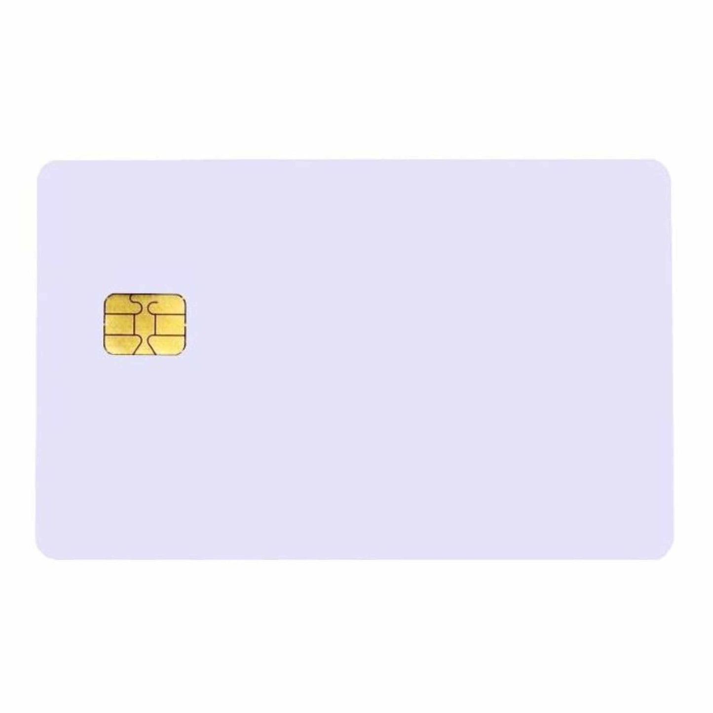 Salto Blank White MC0256B Contact Chip Cards - Pack of 100 - The Card Printing People