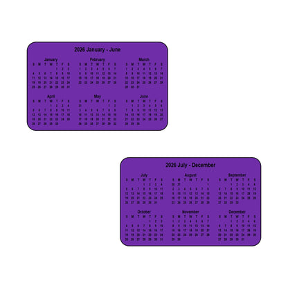 2026 Calendar - Double Sided Print (6 months each side) - Landscape Format - The Card Printing People