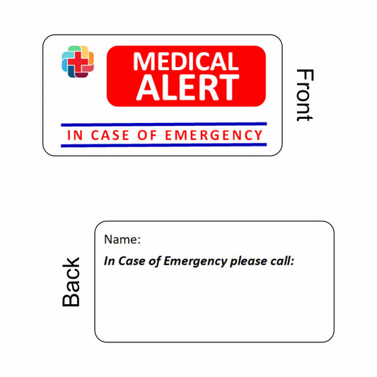Key Fob ICE Card (With Split Ring) - The Card Printing People