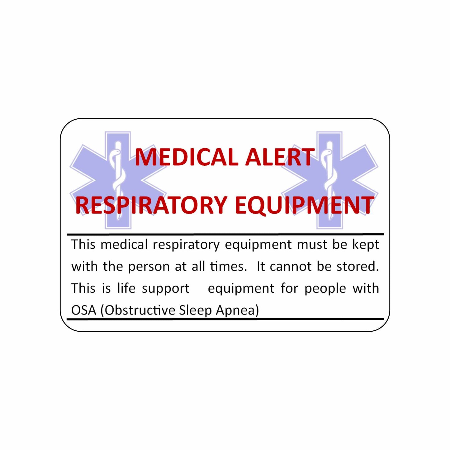 CPAP Card - The Card Printing People