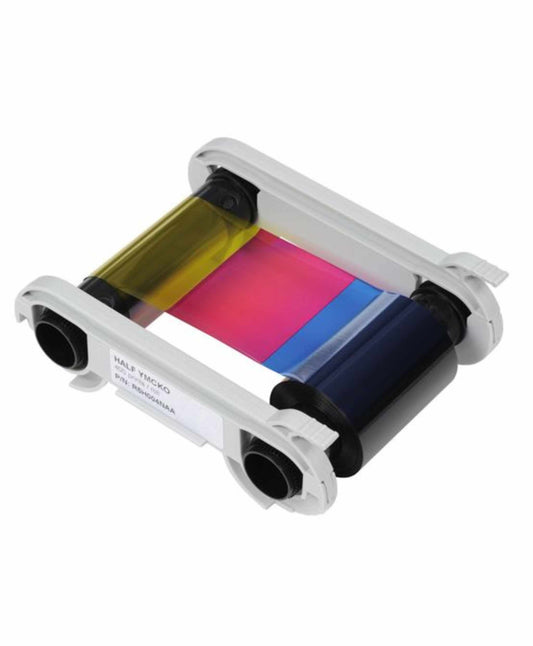 Evolis R5H004NAA YMCKO Half Panel Colour Ribbon (400 Prints) - The Card Printing People