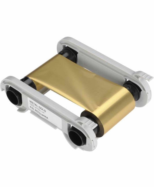 Evolis RCT016NAA Gold Monochrome Ribbon (1,000 Prints) - The Card Printing People