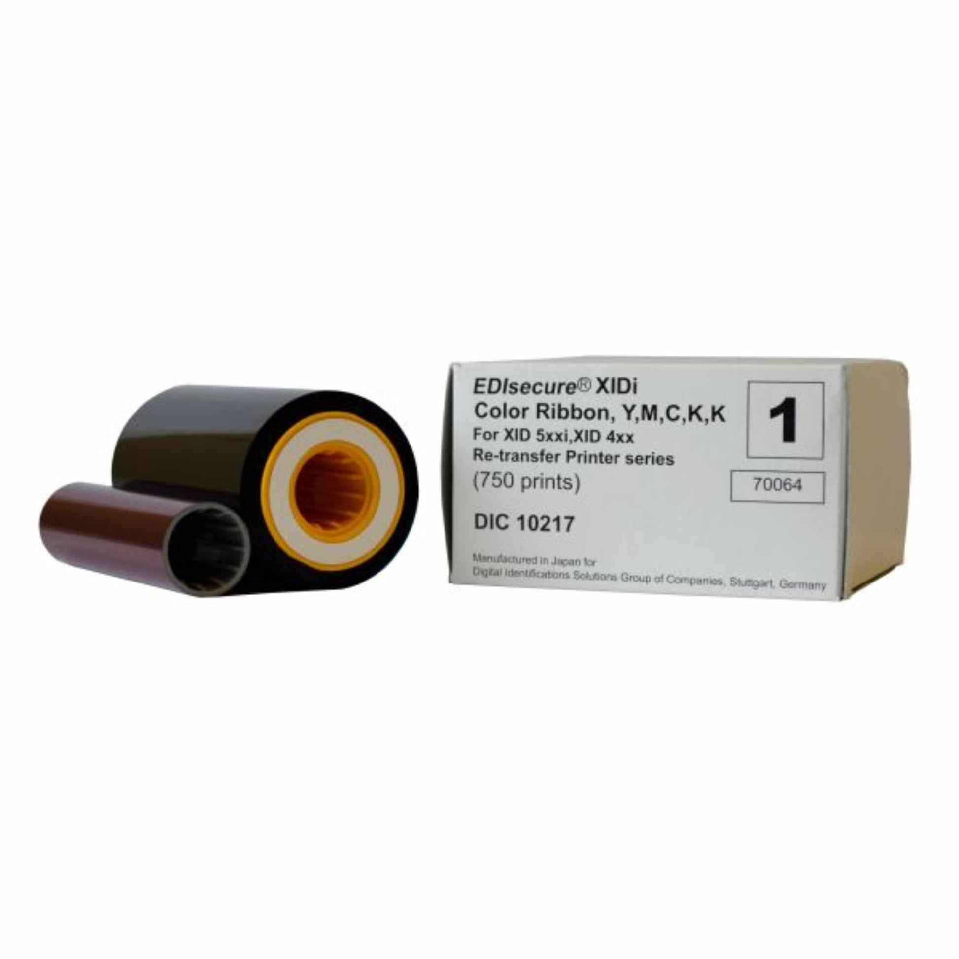 Matica DIC10217 YMCKK Colour Ribbon (750 Prints) - The Card Printing People