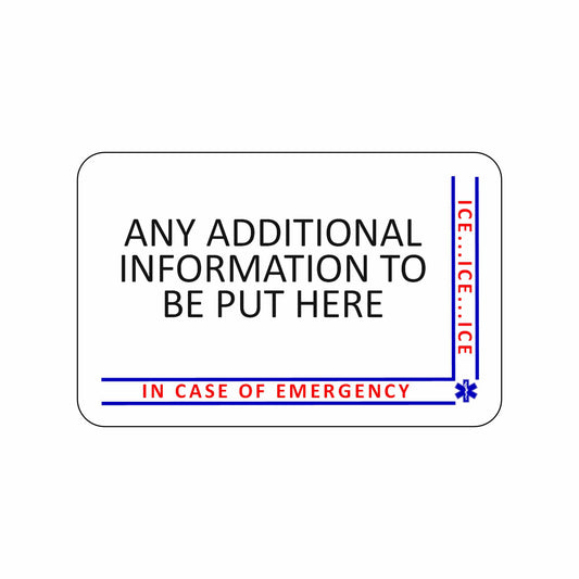 Pet ICE Card - The Card Printing People