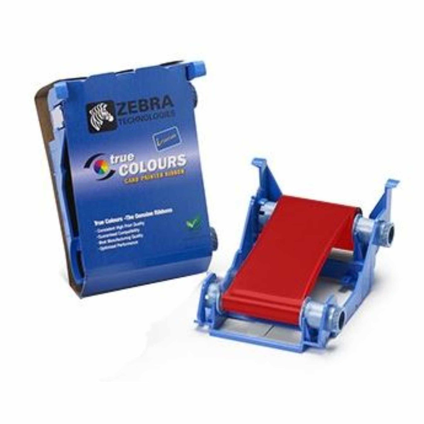 Zebra 800017 - 202 Red Monochrome Ribbon (1000 Prints) - The Card Printing People