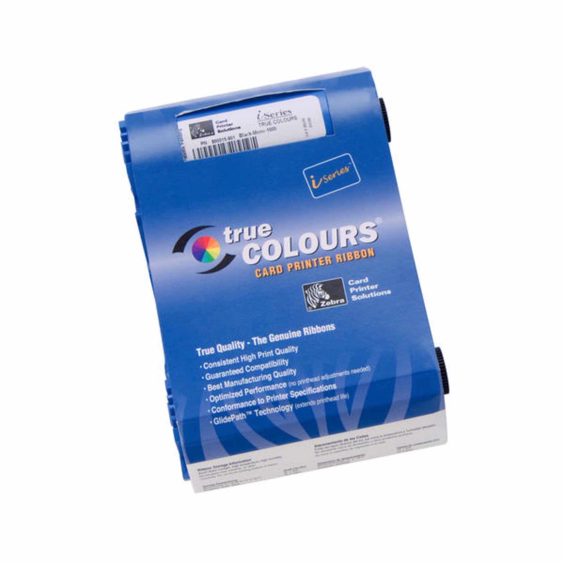 Zebra 800017 - 248 YMCKOK Colour Ribbon (165 Prints) - The Card Printing People