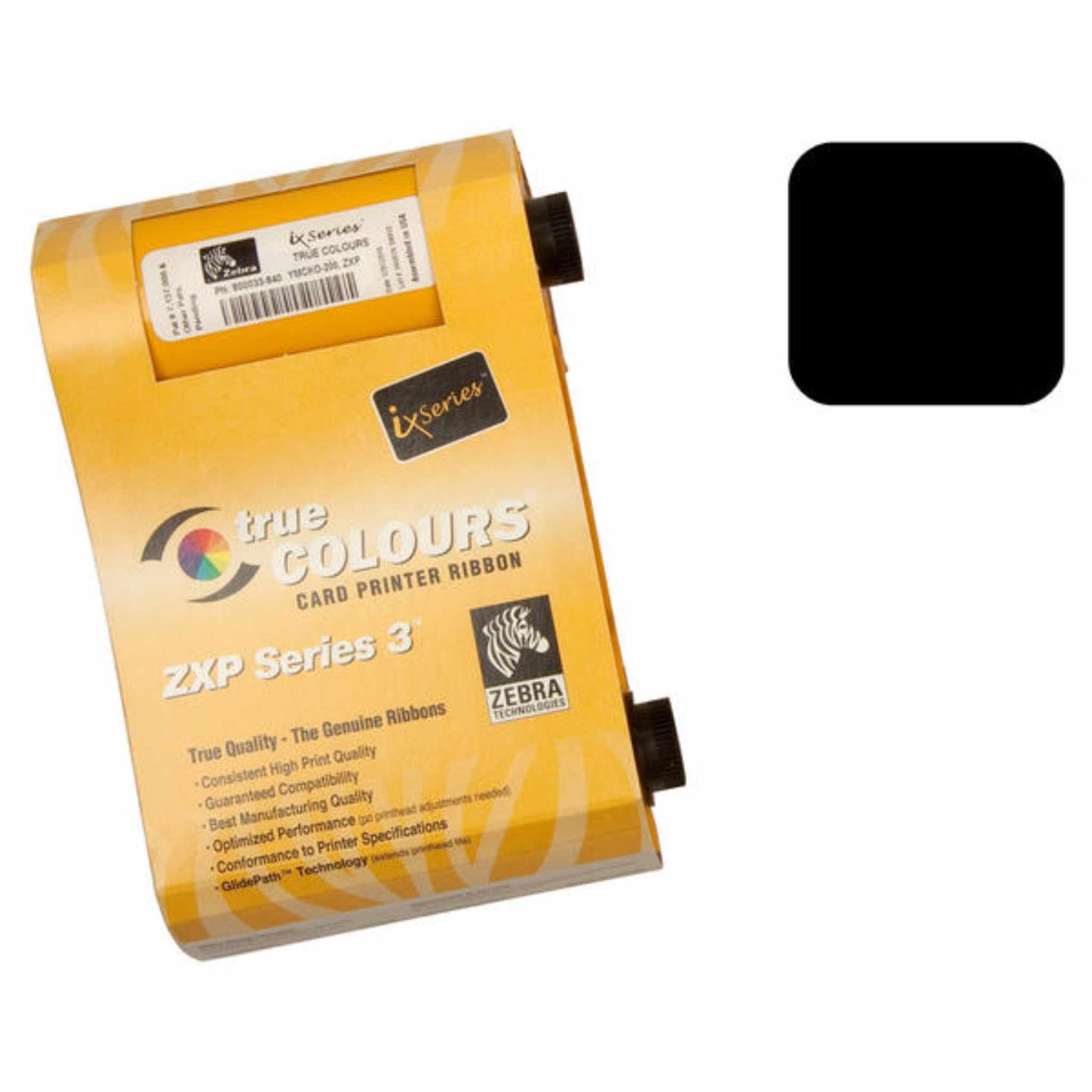 Zebra 800033 - 801 Black Ribbon (1000 Prints) - The Card Printing People
