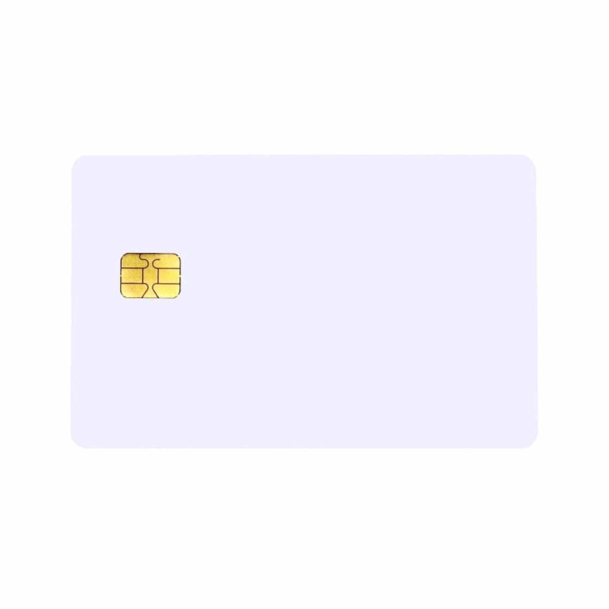 Blank White FM 5542 Contact Chip Cards - Pack of 100 - The Card Printing People