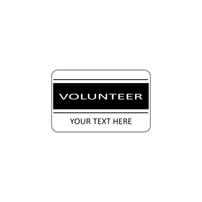 VOLUNTEER ID Cards - Custom Print - The Card Printing People
