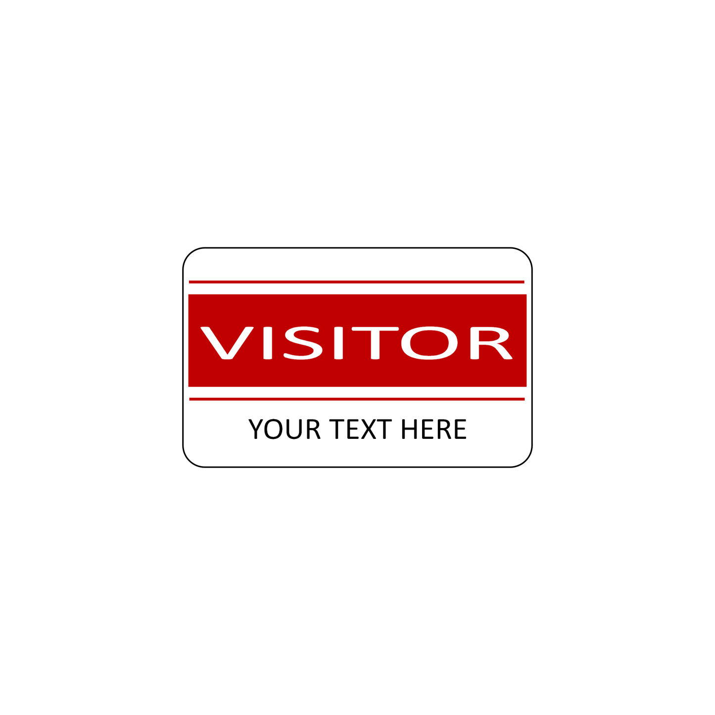 VISITOR ID Cards - Custom Print - The Card Printing People