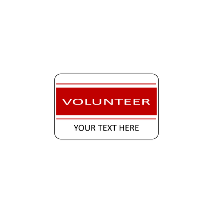 VOLUNTEER ID Cards - Custom Print - The Card Printing People
