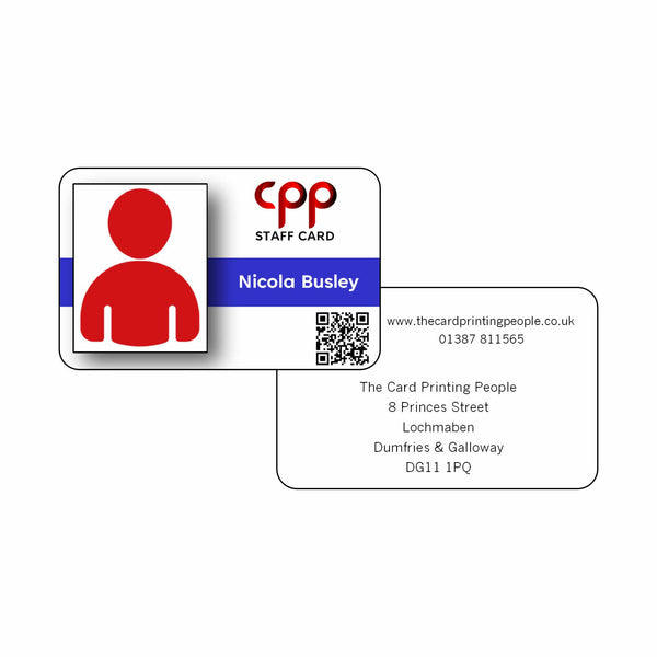 Double Side Print - Full Colour One Side, Black Print One Side - The Card Printing People