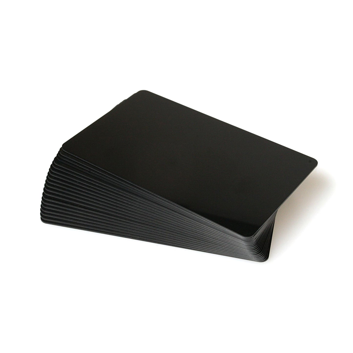 Dyestar Premium Black Gloss 760 Micron Cards with Coloured Core (Pack of 100) - The Card Printing People