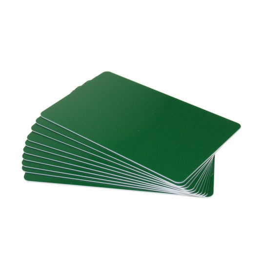 Dyestar Premium Forest Green 760 Micron Cards with Coloured Core (Pack of 100) - The Card Printing People