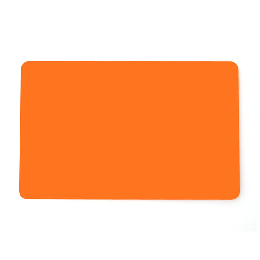 Dyestar Premium Orange 760 Micron Cards with Coloured Core (Pack of 100) - The Card Printing People