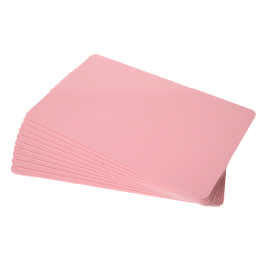Dyestar Premium Pink 760 Micron Cards with Coloured Core (Pack of 100) - The Card Printing People