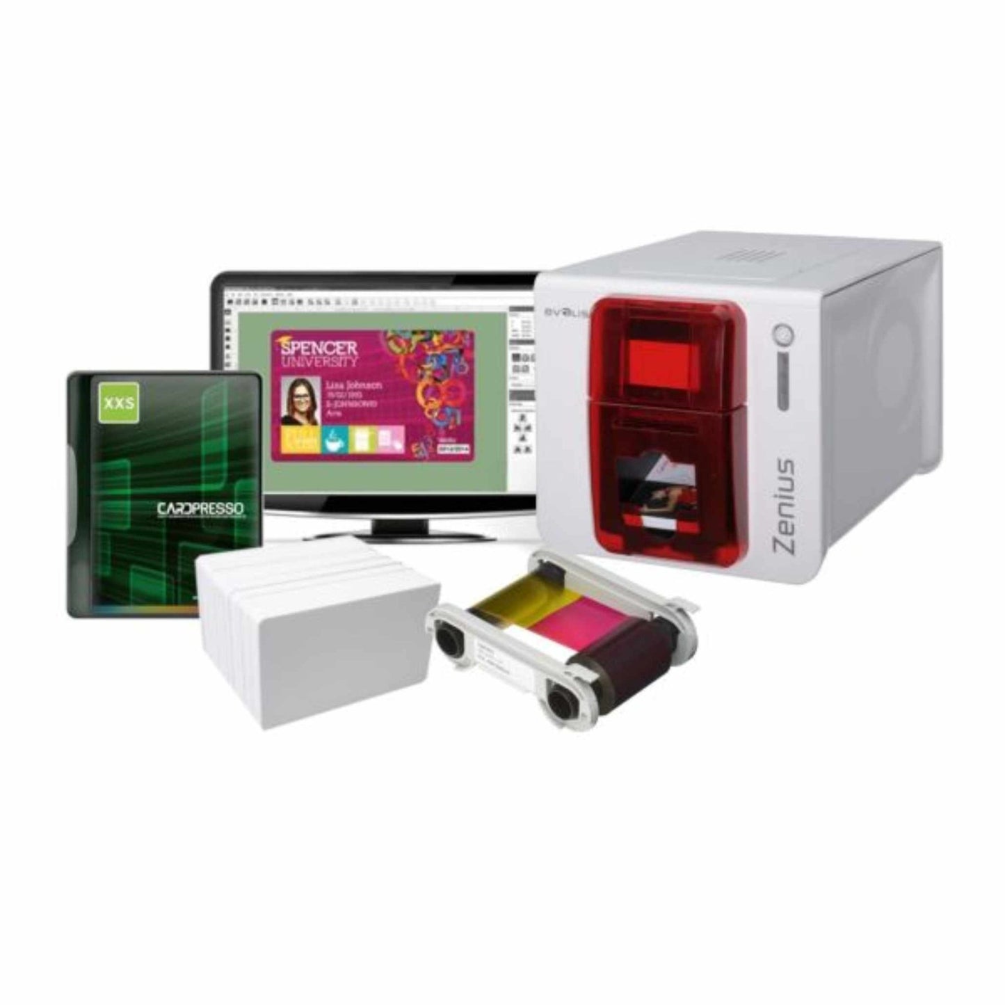 Evolis Zenius Classic Go Pack Bundle - The Card Printing People