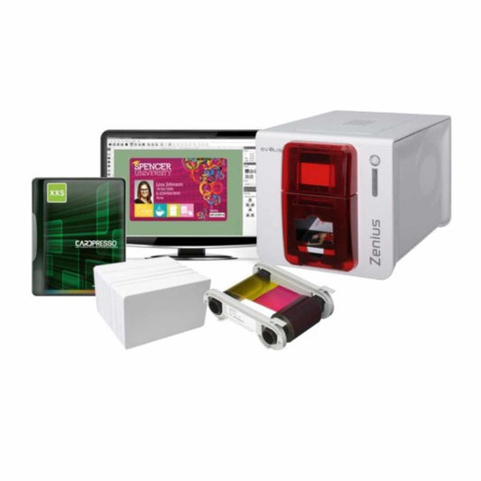 Evolis Zenius Classic Go Pack Bundle - The Card Printing People