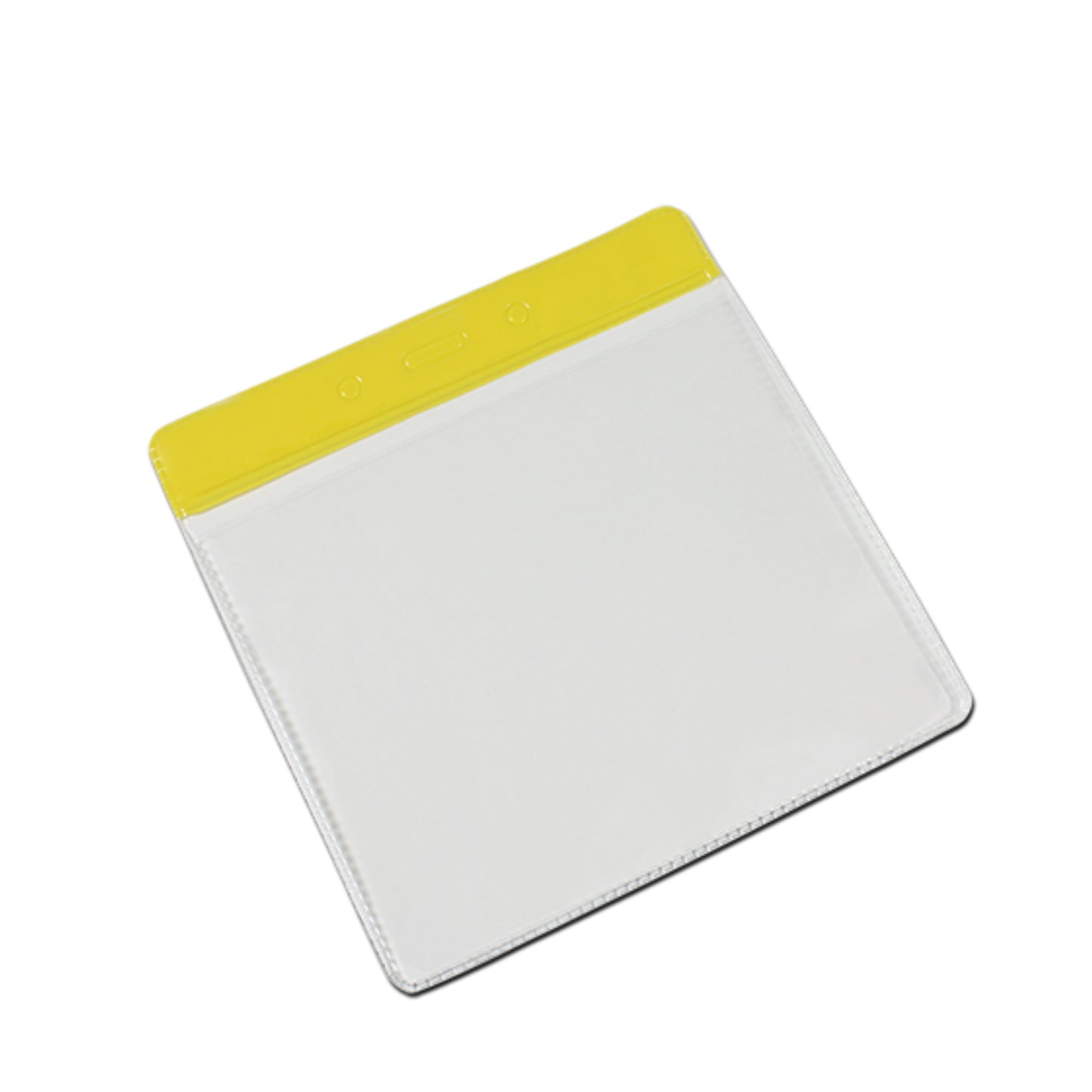 YELLOW top - Vinyl Landscape ID Card Holder - The Card Printing People