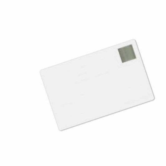 Plain White PVC Cards With Silver Holopatch (Pack of 100) - The Card Printing People
