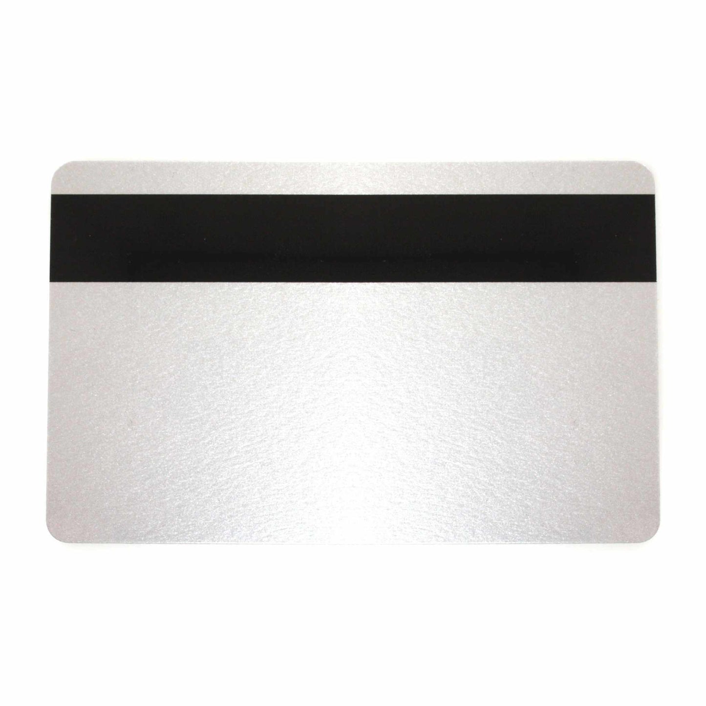Silver - 760 - Micron - Plastic - Cards - With - Hi - Co - Magnetic - Stripe - (Pack - of - 100) - The Card Printing People